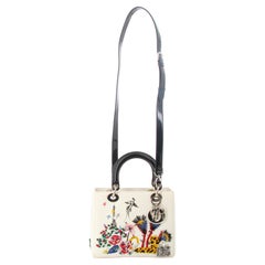 Medium Eiffel Tower Embroidered Lady Dior