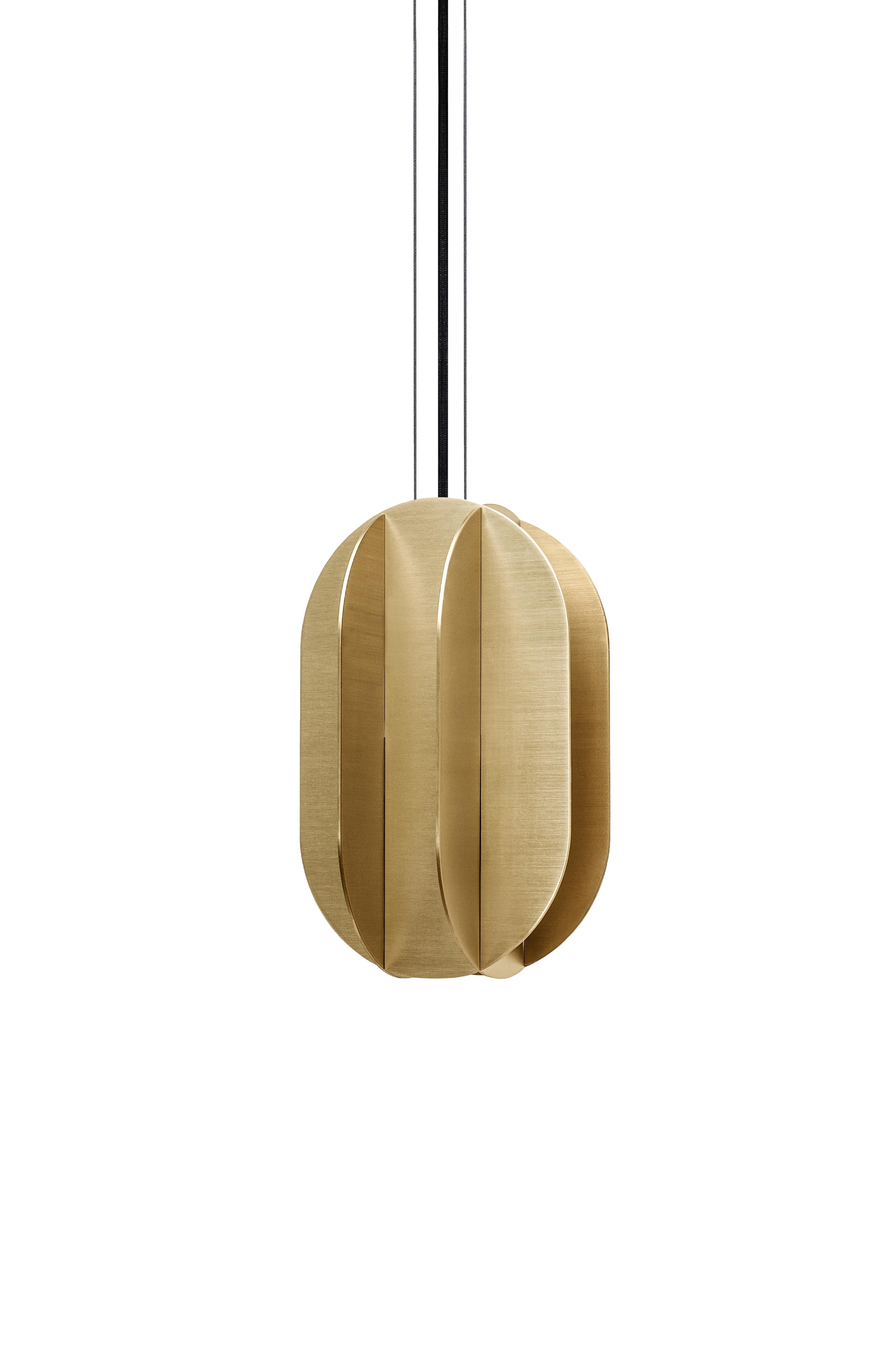 Medium El Lamp CS1 by NOOM
Dimensions: W 15 x D 15 x H 24 cm 
Materials: Brass.
Weight: 2,5 kg

'El' lighting collection emphasizes the clear and confident design aesthetic of Suprematism, an early twentieth-century avant-garde art movement. The