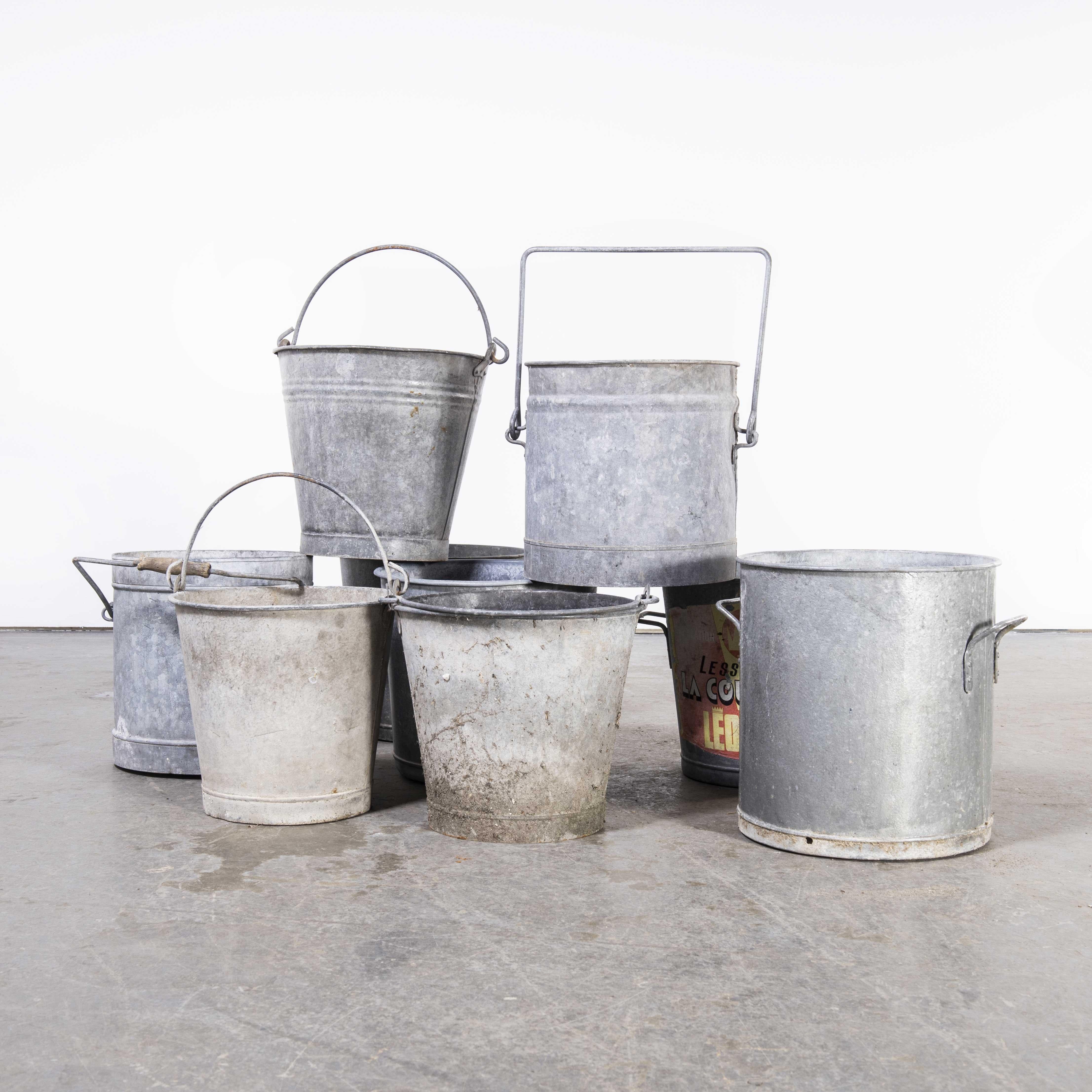 Medium French Galvansied buckets – planters
Medium French Galvansied buckets – planters. Listing is for one bucket. Sizes vary as shown.

Workshop report
Our workshop team inspect every product and carry out any needed repairs to ensure that