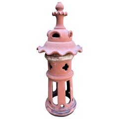 Medium French Terracotta Garden Lantern