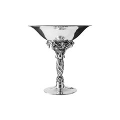Mittelgroße Georg Jensen Trauben-Tazza 263B