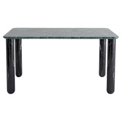 Medium Green and Black Marble "Sunday" Dining Table, Jean-Baptiste Souletie