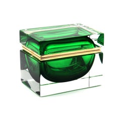 Mid-Century Modern Murano Glass Jewelry Box by Alessandro Mandruzzato