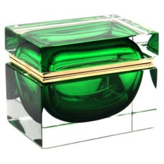 Mid-Century Modern Murano Glass Jewelry Box by Alessandro Mandruzzato