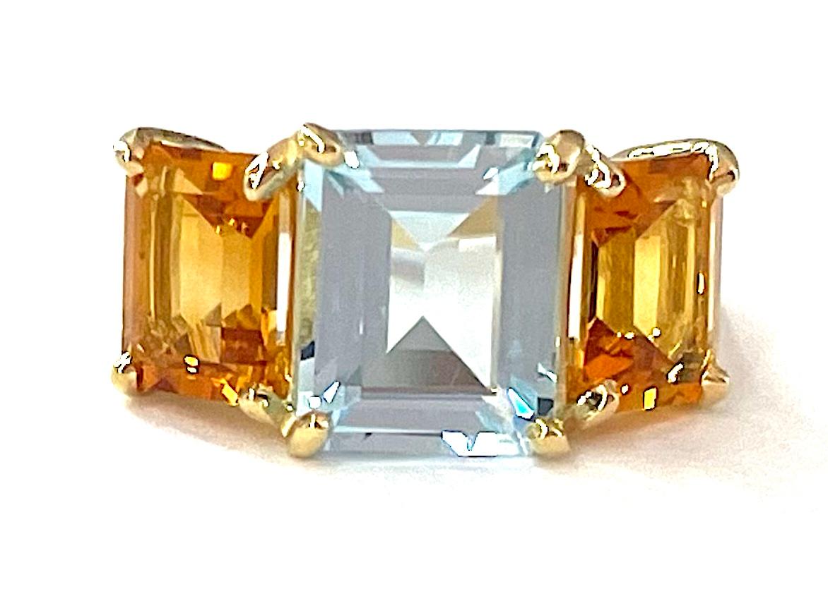 Medium GUM DROP earrings with Two Toned Blue Topaz For Sale 14