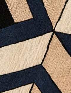 Medium Hand Knotted Sri Di Rug by Florian Pretet and Lisa Mukhia Pretet