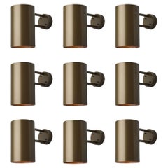 Medium Hans-Agne Jakobsson C627/110 'Rulle' Sconce in Painted Brown