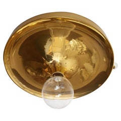 Medium Honsel German Space Age 1960s Flush Light