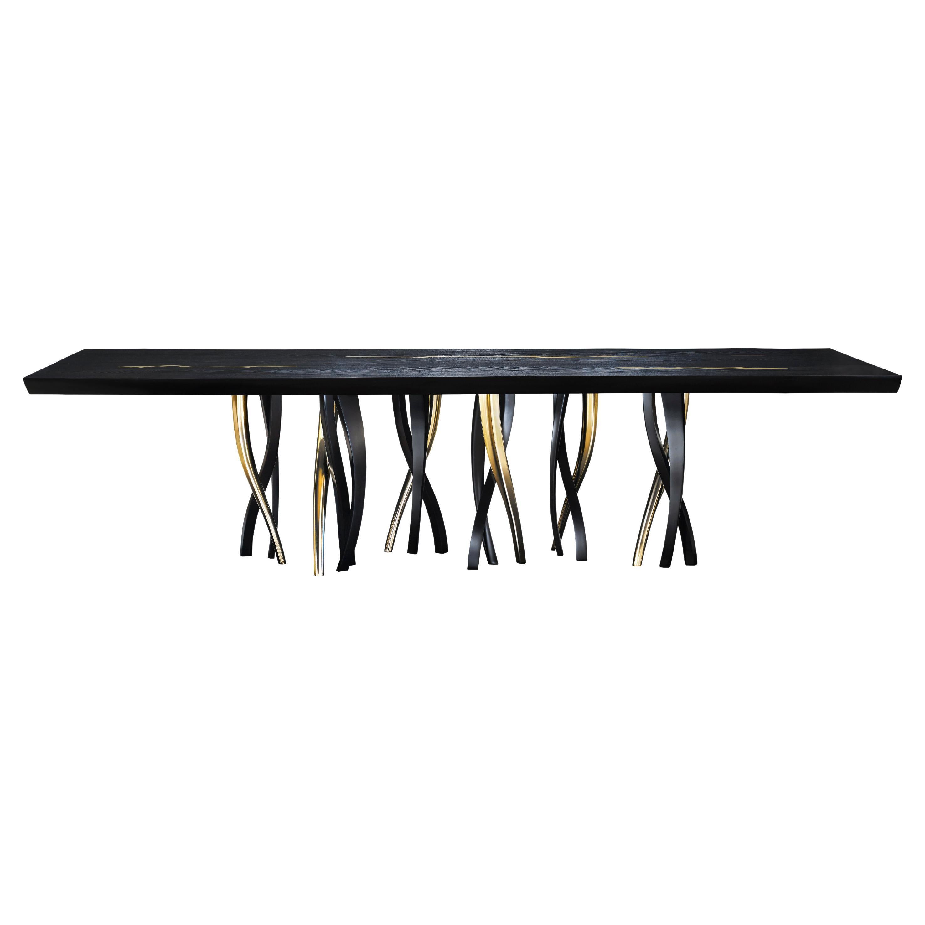 Mesa Negra Il Pezzo 8 Mediana by Il Pezzo Mancante