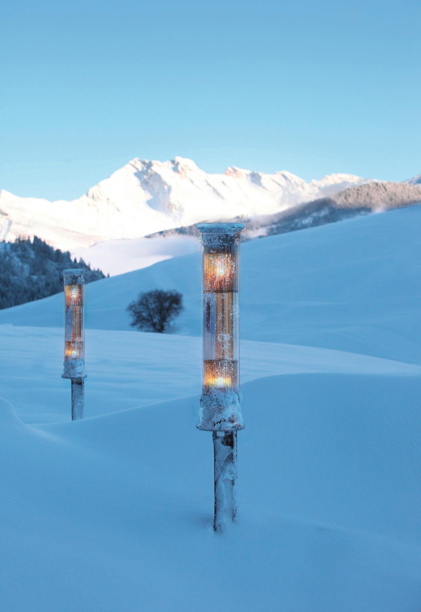 Medium in the Tube Wall Lamp by Dominique Perrault & Gaëlle Lauriot-prévost 1