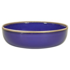 Medium Indigo Glazed Hermit Bowl with Rustic Rim