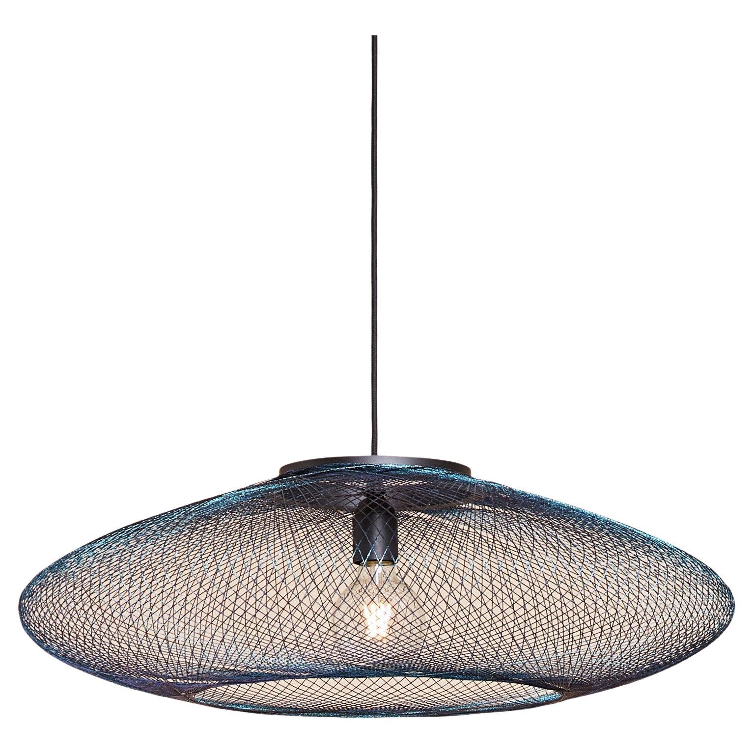 Medium Iridescent UFO Pendant Lamp by Atelier Robotiq For Sale