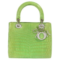 Medium Lady Dior Green