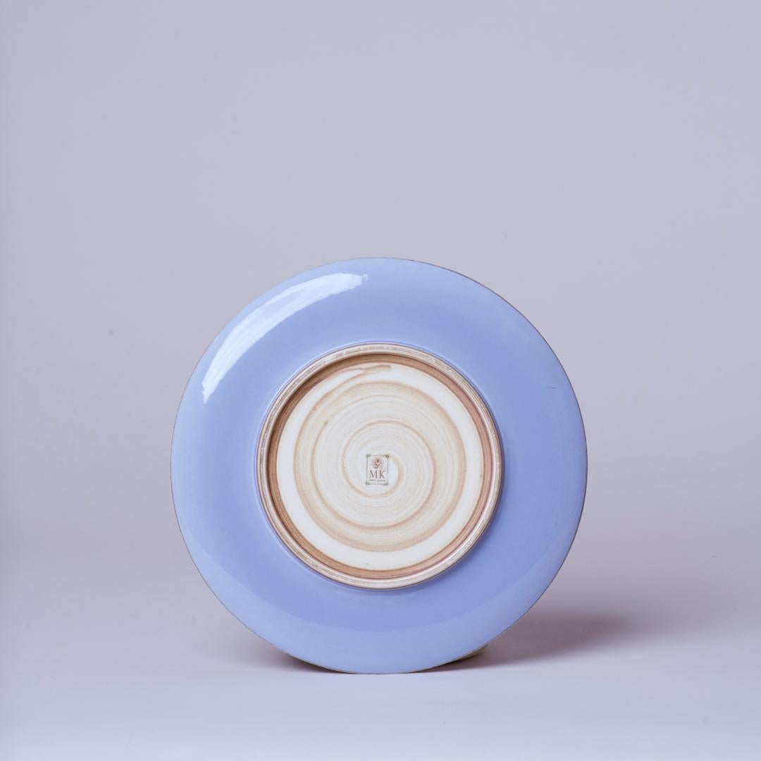 Middle Kingdom Hermit plates are inspired by traditional wares that were fired rim down. This firing style saved kiln space and obviated the need for saggars (firing boxes). The humble style of these bowls is now celebrated as contemporary design in