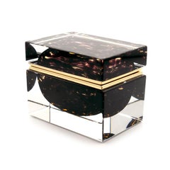 Murano Glass Jewelry Box by Alessandro Mandruzzato, 1990s Modern