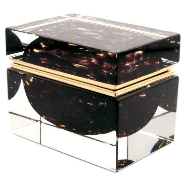Murano Glass Jewelry Box by Alessandro Mandruzzato, 1990s Modern For Sale