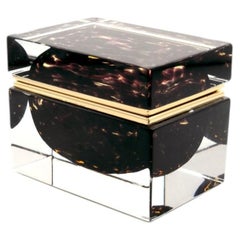 Murano Glass Jewelry Box by Alessandro Mandruzzato, 1990s Modern
