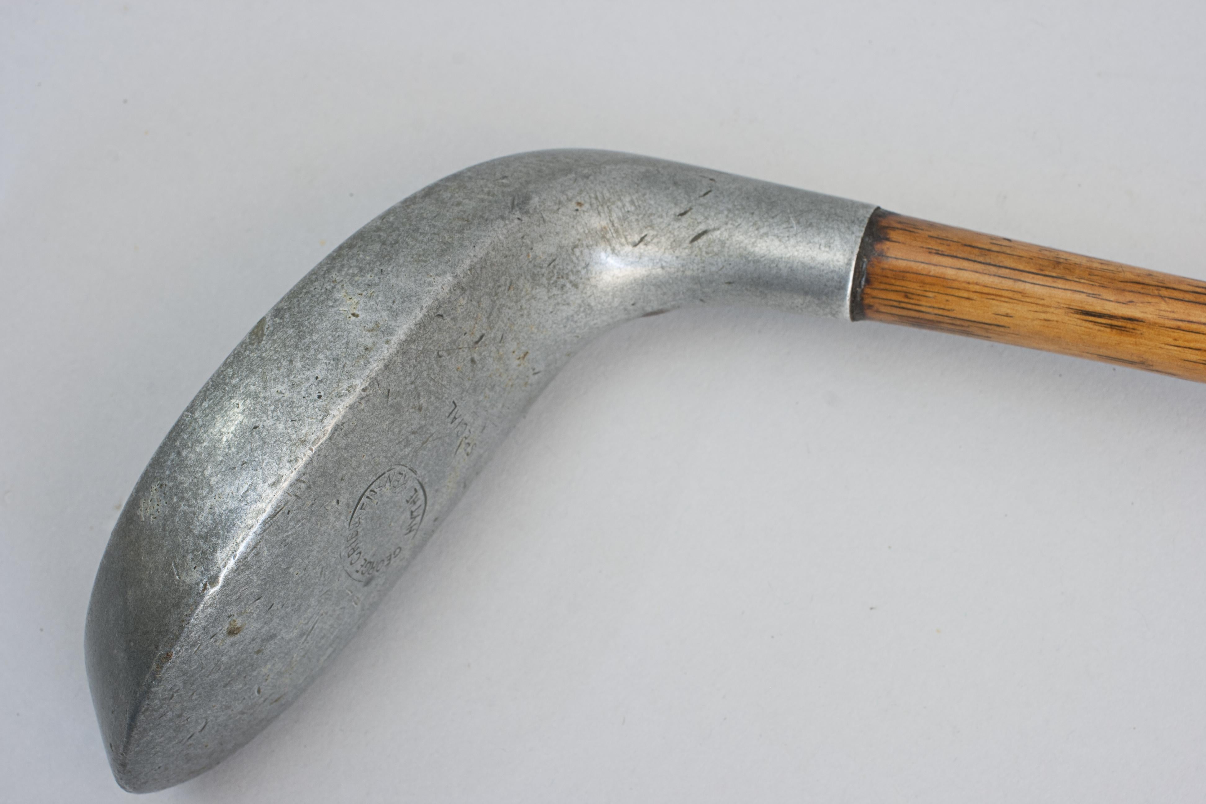 20th Century Medium Lie Alloy Putter By George Cribben Hythe, Kent For Sale