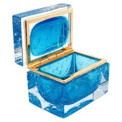 Mid-Century Modern Murano Glass Jewelry Box by Alessandro Mandruzzato