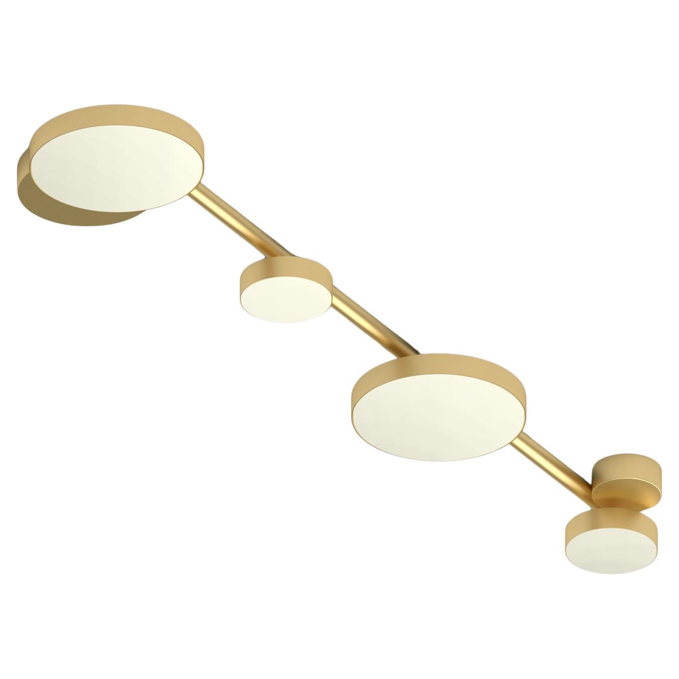Medium Line, 4 Circles, Ceiling Light by Atelier Areti For Sale