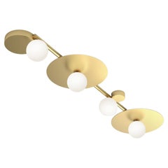 Medium Line, 4 Globes and 2 Discs, Ceiling Light by Atelier Areti
