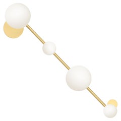 Medium Line, 4 Globes, Ceiling Light by Atelier Areti