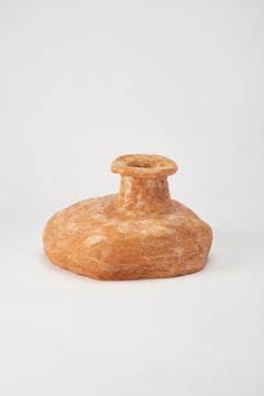 Contemporary Organic Shape, Rustic Terracotta Ceramic Pot by Willem Van Hooff