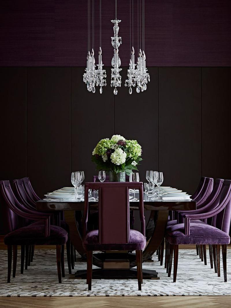British Art Deco Style Macassar Ebony Dining Table  For Sale