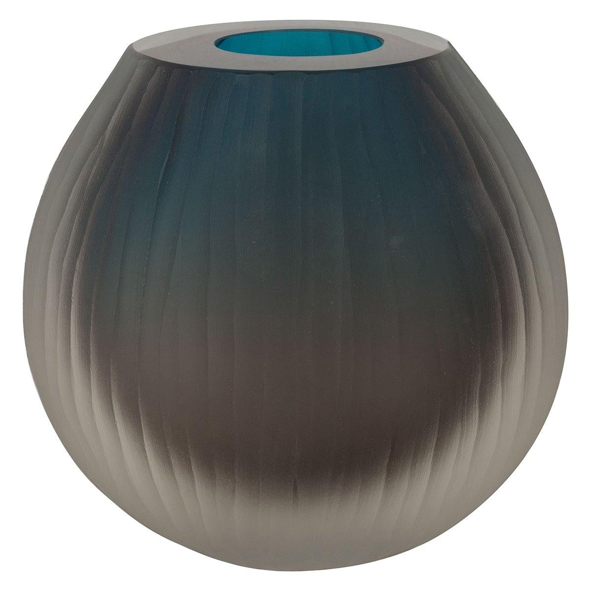 Medium Matte Murano Glass Vase