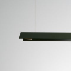 Medium Misalliance Ex Bottle Green Suspended Light by Lexavala