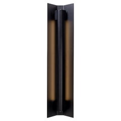 Medium Misalliance Ral Jet Black Wall Light by Lexavala