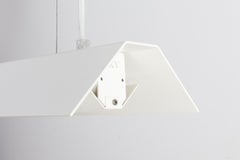 Medium Misalliance Ral Pure White Suspended Light by Lexavala