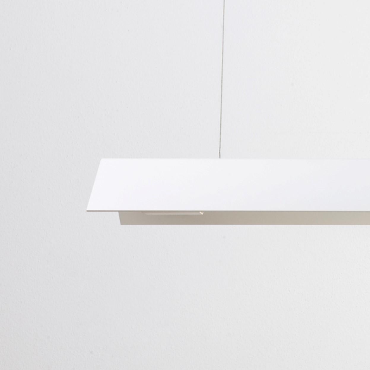 Post-Modern Medium Misalliance Ral Pure White Suspended Light by Lexavala For Sale
