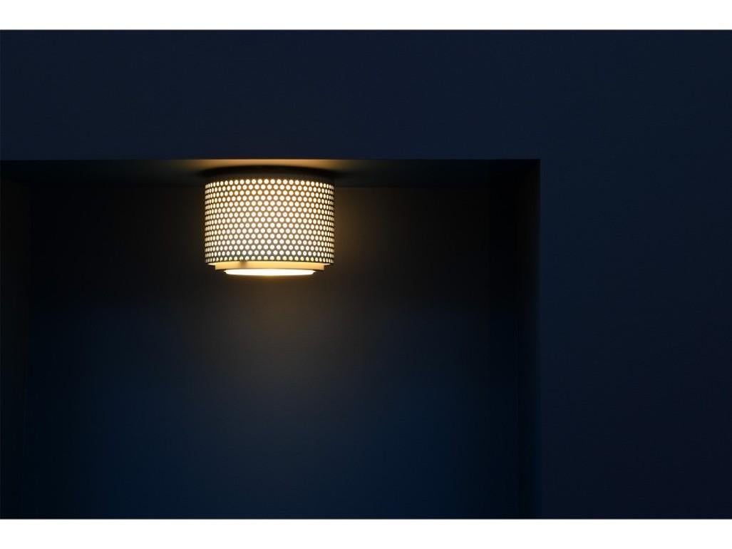 Francese Lampada da parete/soffitto Medium Model G13 Flush Mount di Pierre Guariche in vendita