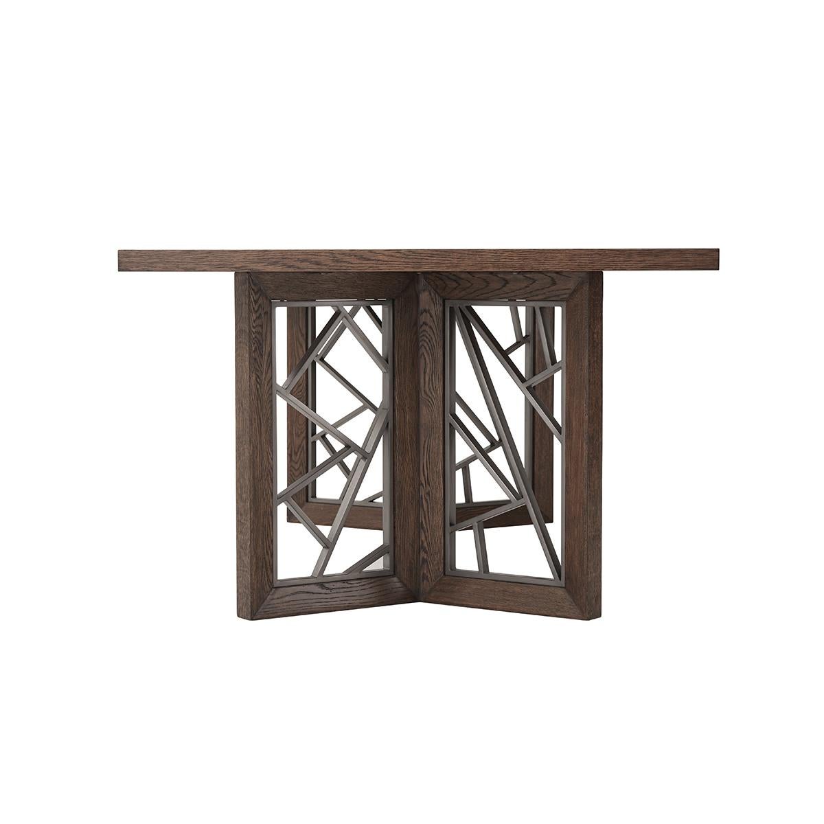 Mid-Century Modern Medium Modern Oak Dining Table For Sale