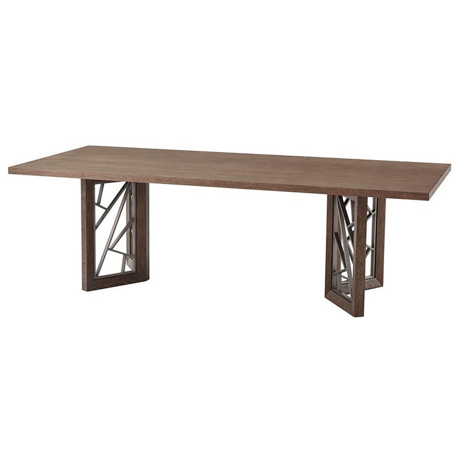Tavolo da pranzo moderno medio in Oak