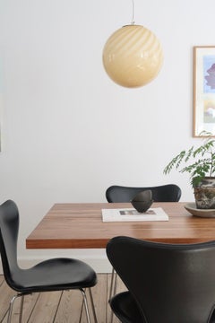 Ciondolo medio Vintage Candy di Murano in vetro giallo morbido, made in Italy