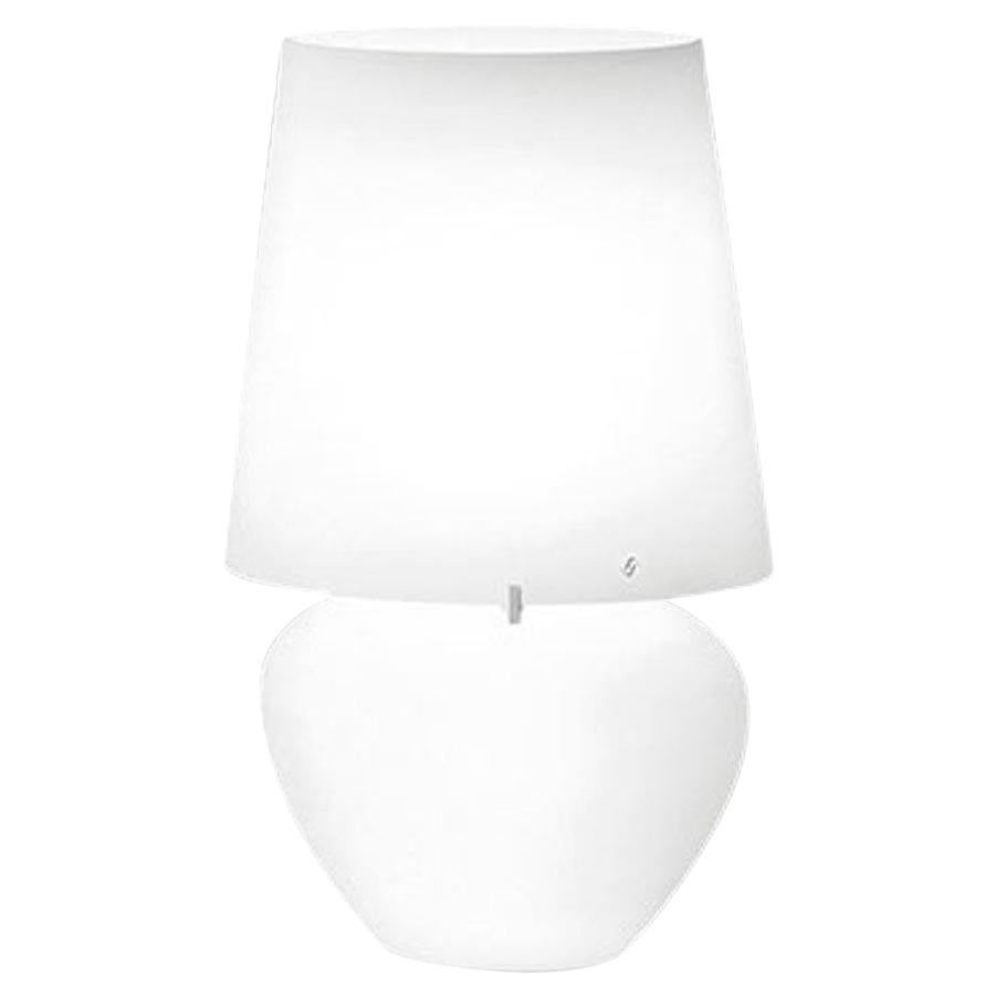 Medium Naxos Table Lamp in Matte White by Vistosi For Sale