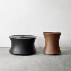 Medium Oak and Walnut Hoàng Sa Coffee Table 03 by ONON DETAILS
