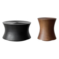 Medium Oak and Walnut Hoàng Sa Coffee Table 03 by ONON DETAILS