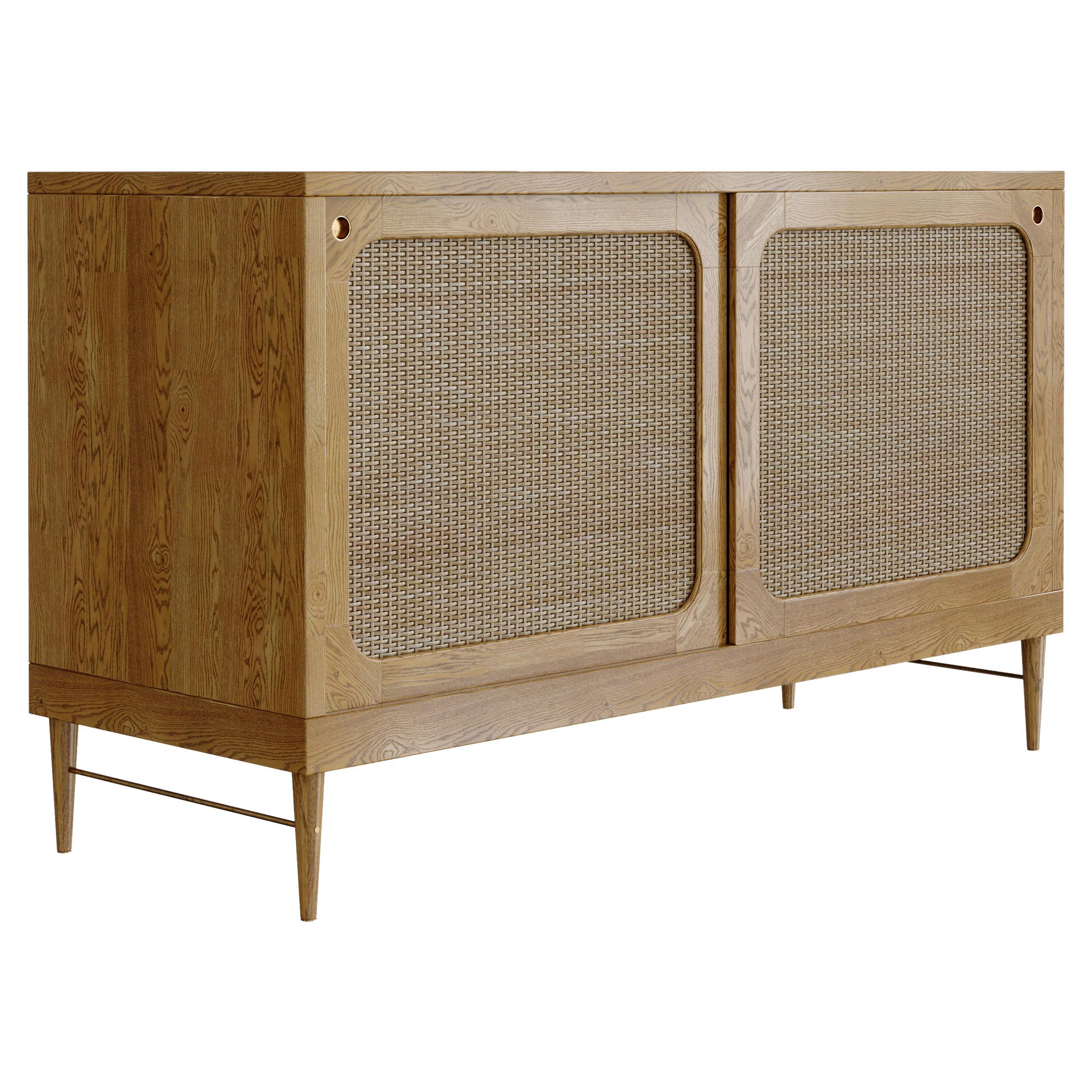 Medium Oak Sanders Sideboard by Lind + Almond