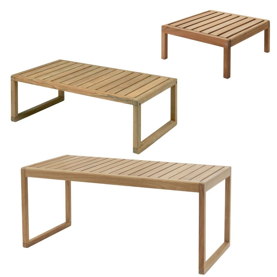 Mid-Century Modern Medium Outdoor 'Virkelyst' Table in Teak for Skagerak For Sale