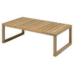 Medium Outdoor 'Virkelyst' Table in Teak for Skagerak
