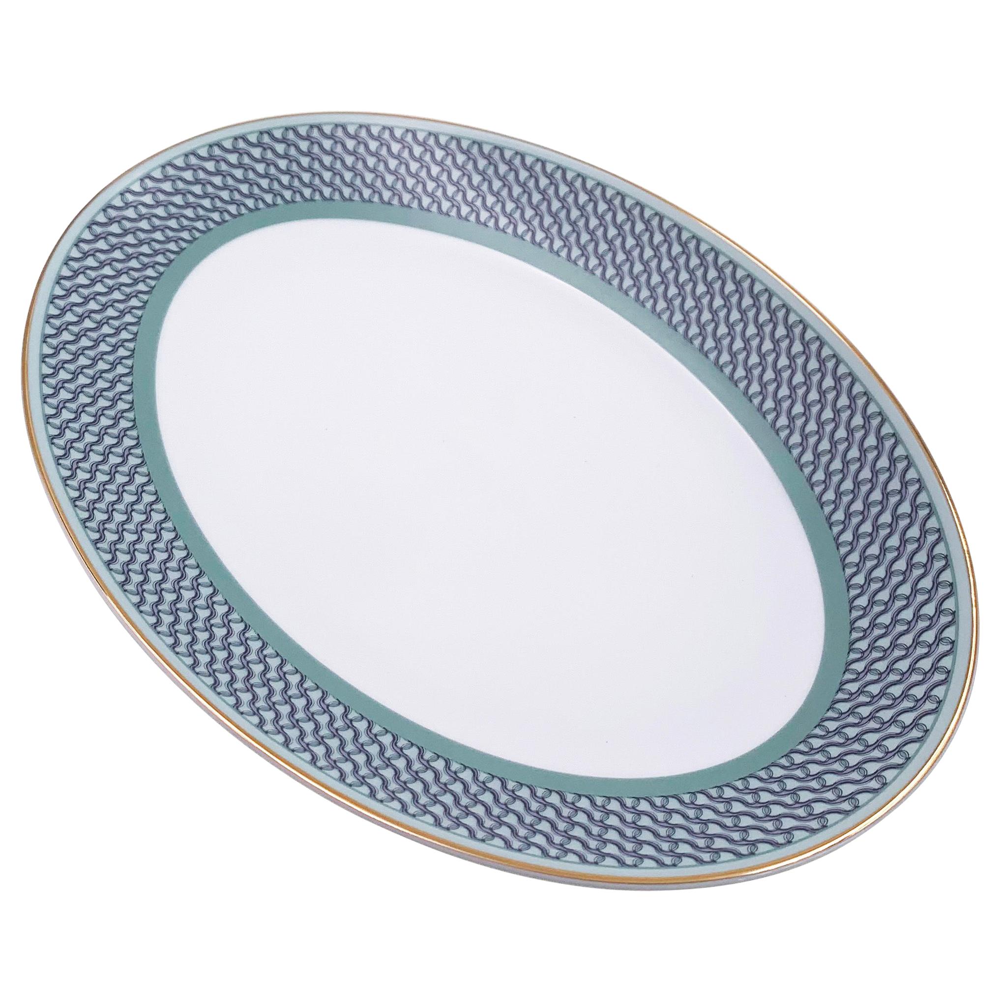 Medium Oval Serving Plate Mid Century Rhythm André Fu Living Tableware New