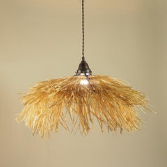 Ciondolo Palapa medio di Nanis Goods, Ciondolo in rafia di ceramica