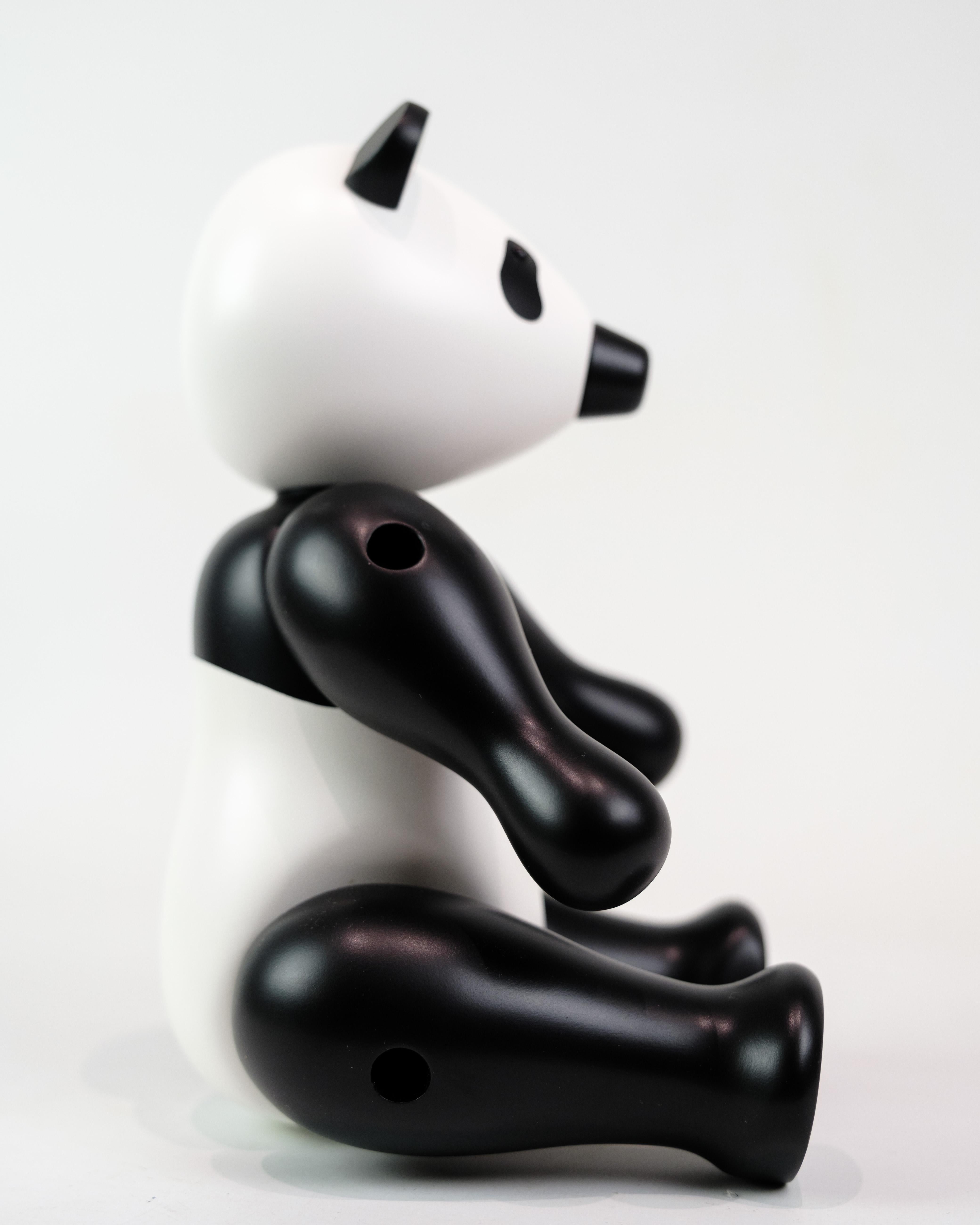 Oso Panda Mediano En Colores Negro/Blanco Por Kay Bojesen en Bueno estado para la venta en Lejre, DK