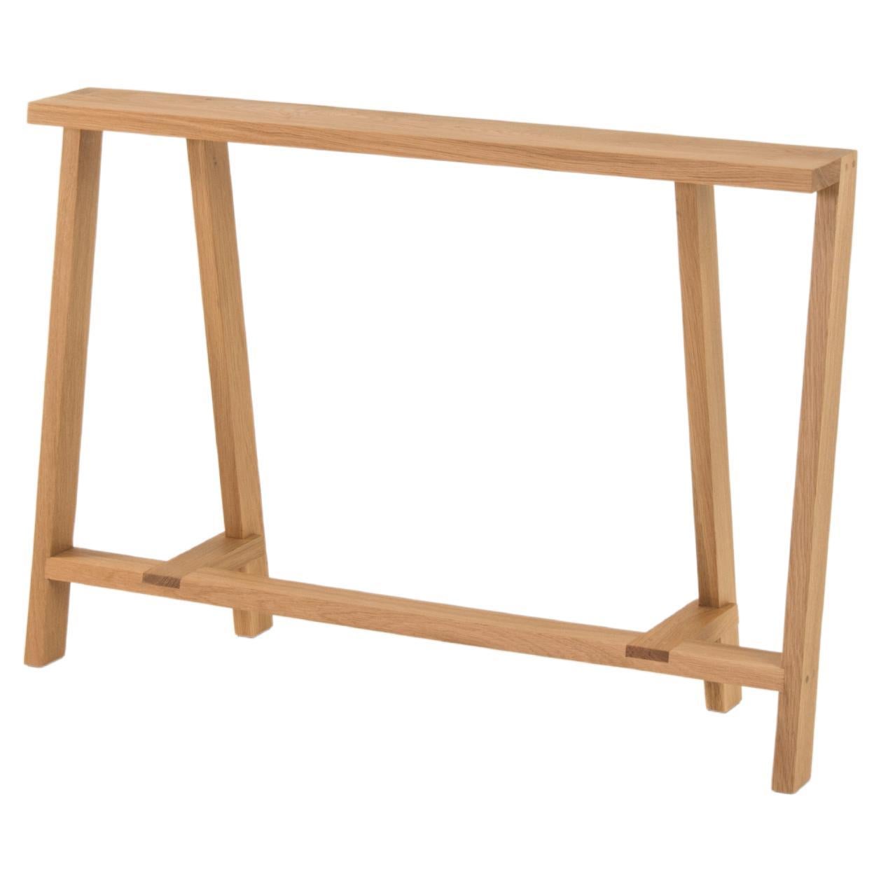 Medium Pausa Oak Bench by Pierre-Emmanuel Vandeputte For Sale