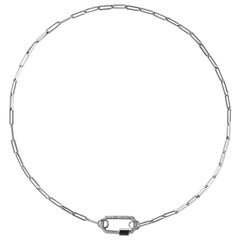 White Diamond Pendant Necklaces
