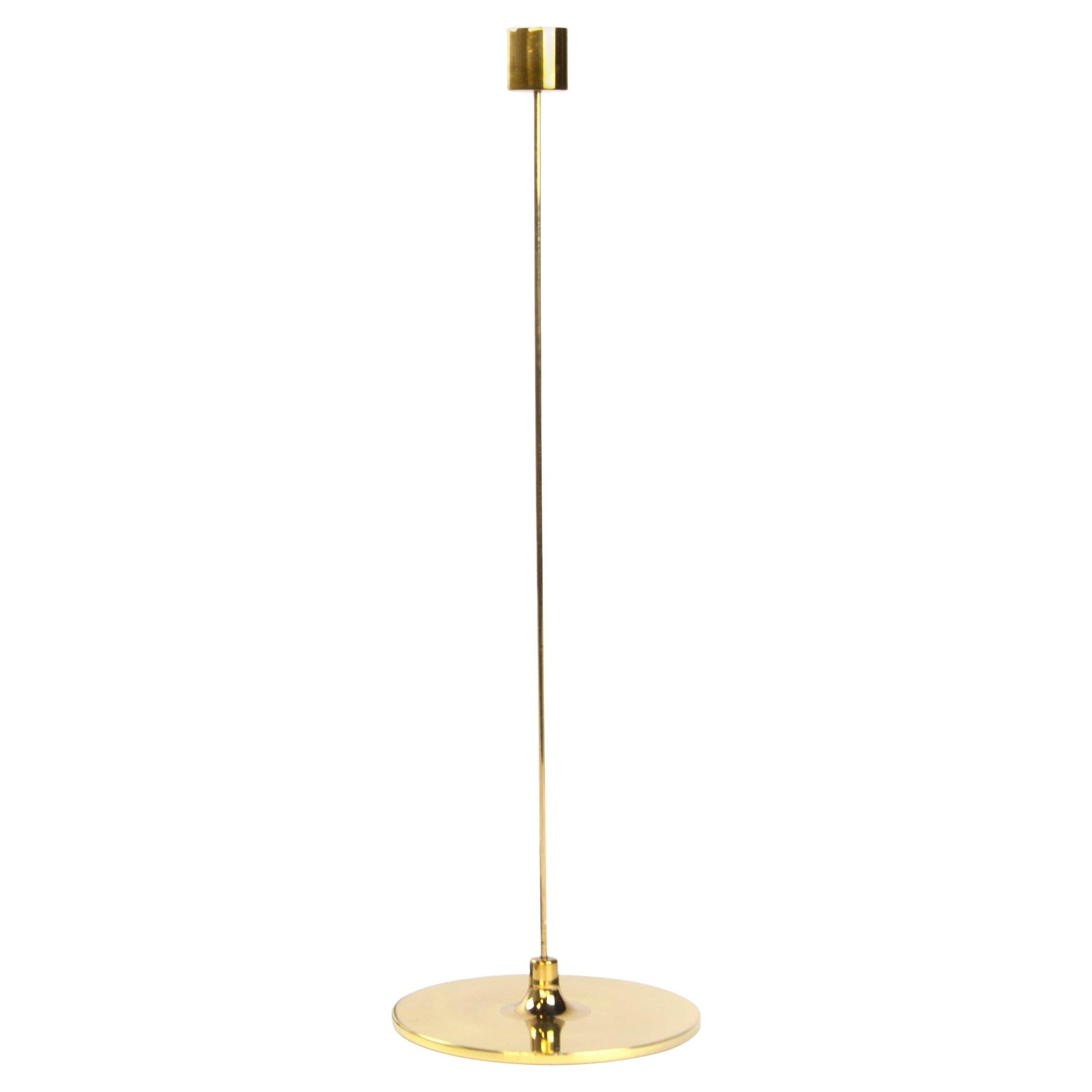 Kerzenständer aus Messing mit Anstecknadel von Gentner Design