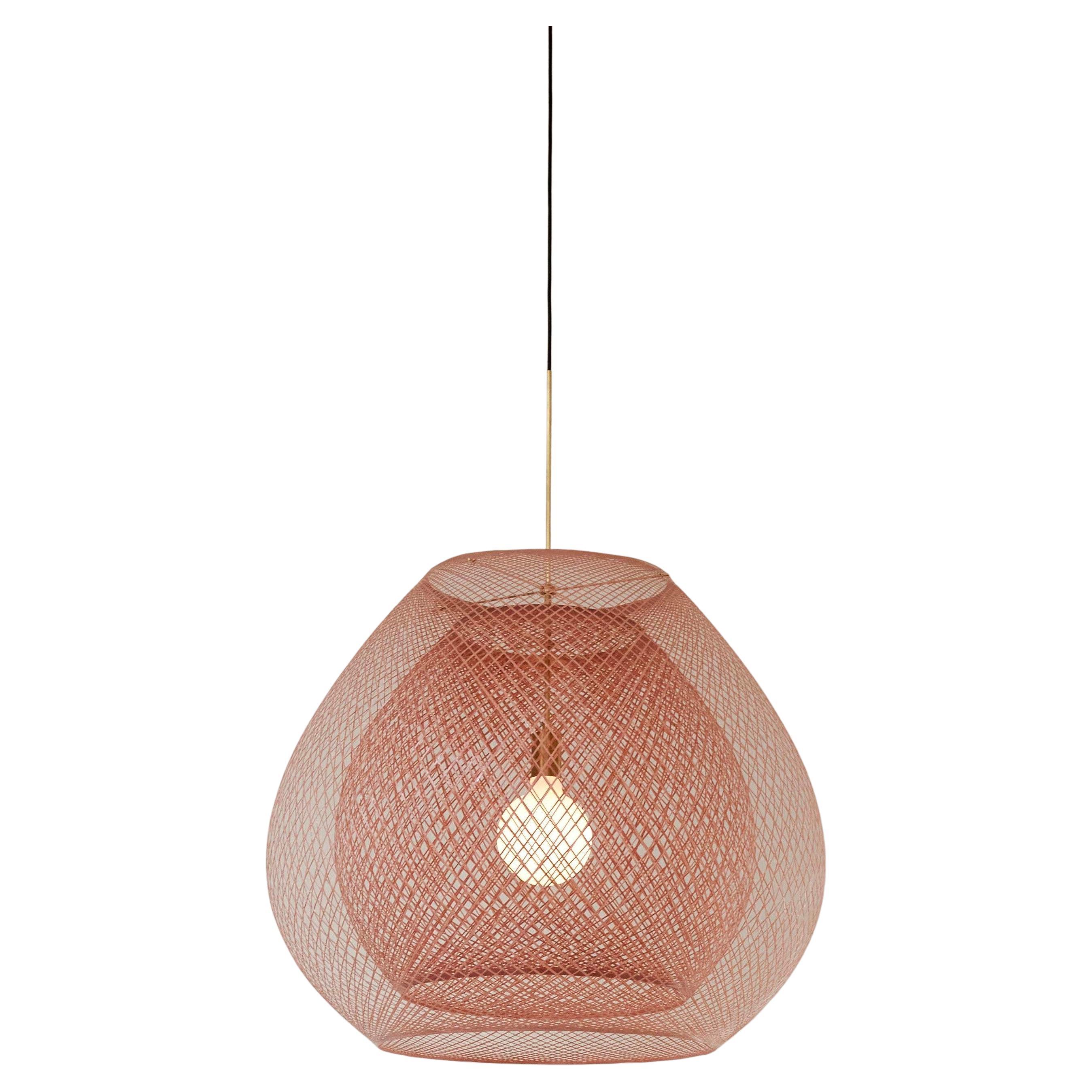 Medium Pink Moon Twilight Set Pendant Lamp by Atelier Robotiq For Sale